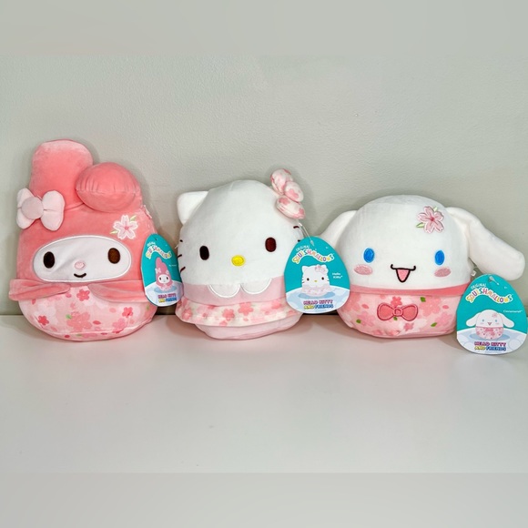 Peluche Squishmallow My Melody Sanrio 20 Cm – Super Morbido Per San Valentino